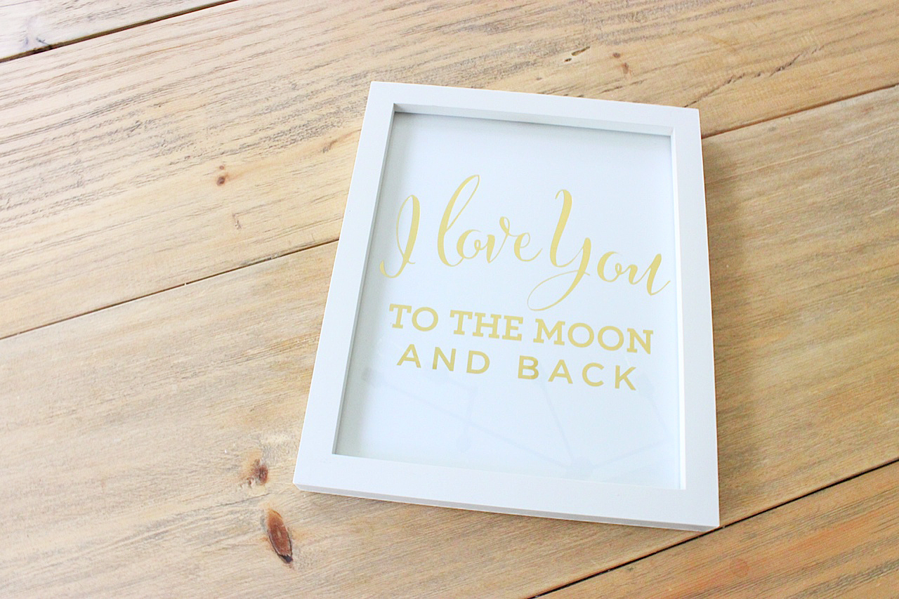 I Love You to the Moon and Back Art Print