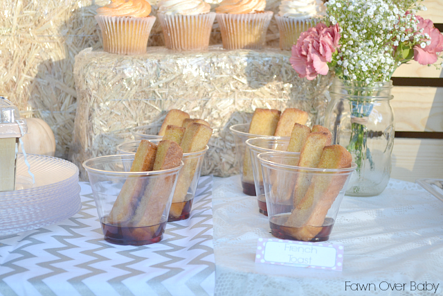 French Toast Sticks Dipped in Syrup