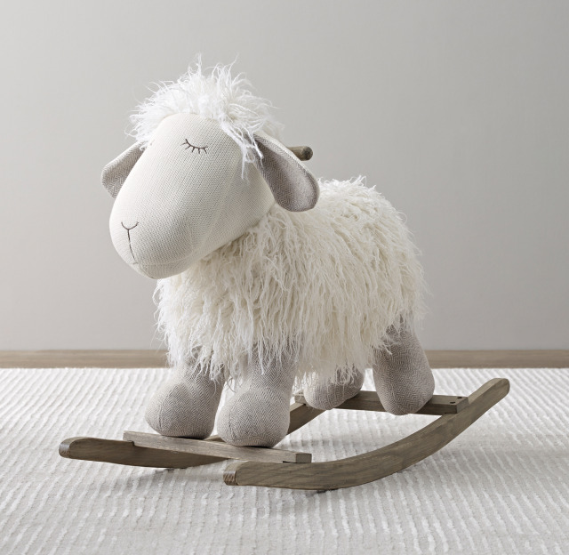 Wooly Plush Rocking Sheep by RH Baby & Child