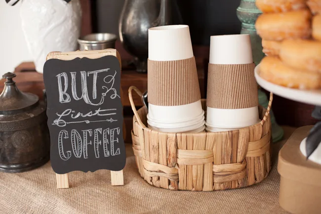 Baby Shower Coffee Station