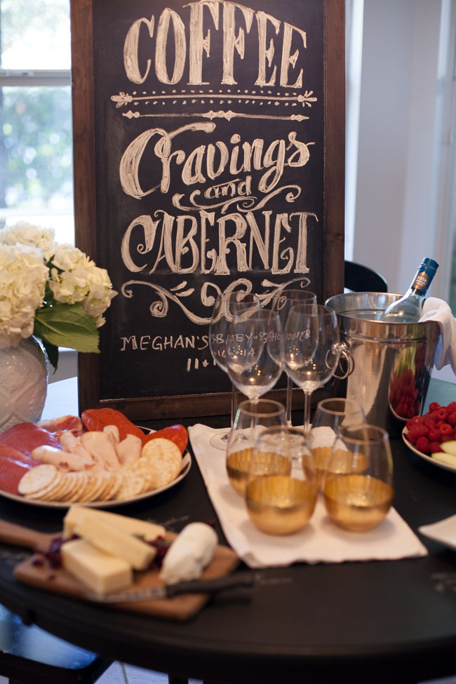 Coffee, Cravings and Cabernet Baby Shower