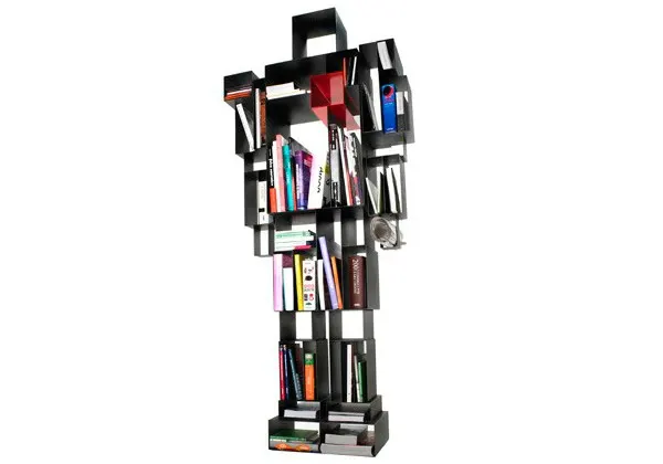 Robot Shaped Bookshelf