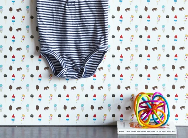 Popsicle Removable Wallpaper from Chasing Paper