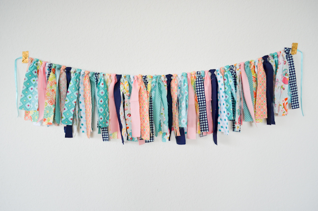 Fabric Tassel DIY Garland