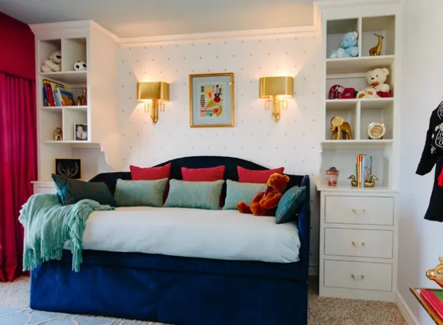 Toddler Room with Upholstered Daybed