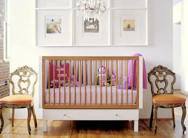 Nursery with Magenta Accents