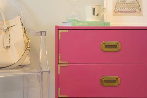 Magenta Campaign Dresser