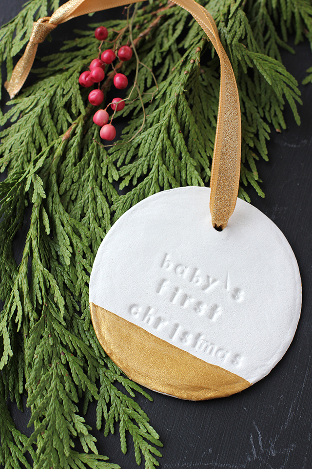 Baby's First Christmas Ornament DIY - Project Nursery