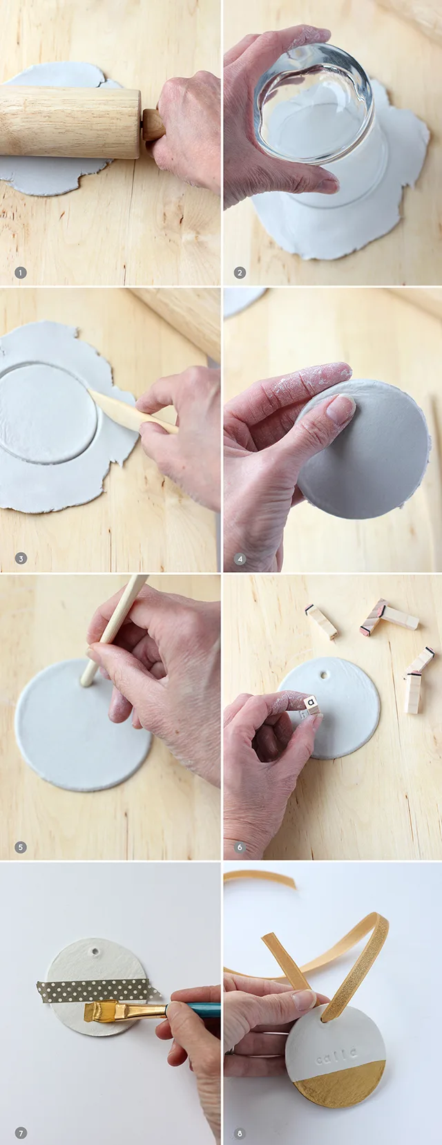 DIY Clay Ornaments Tutorial - Project Nursery