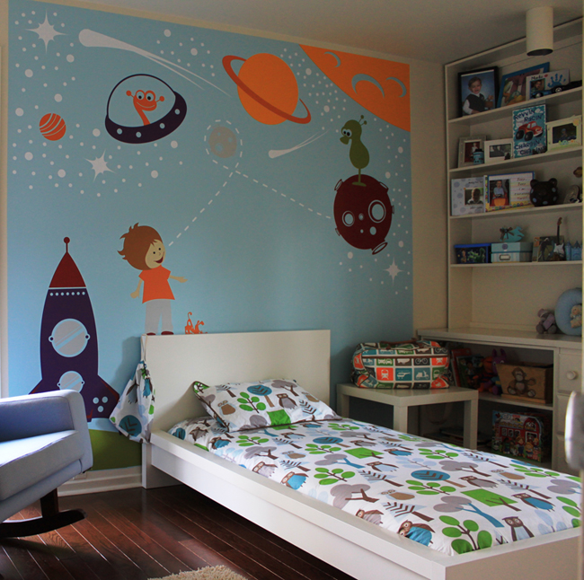 Outer Space Wall Decals from Evgie