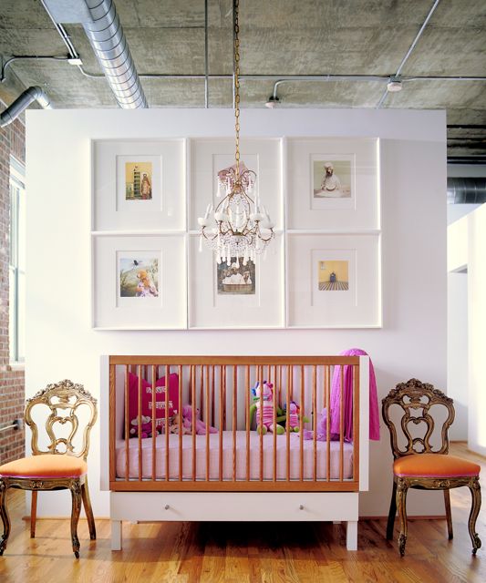 Nursery with Magenta Accents