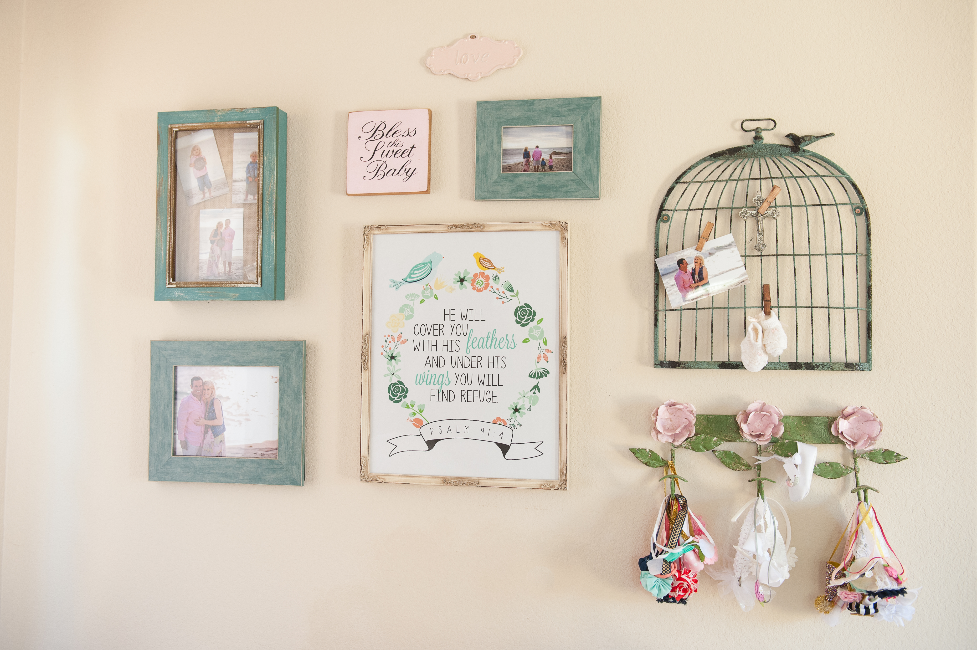 Shabby Chic Gallery Wall