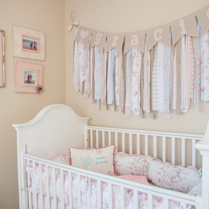 Shabby chic hot sale baby bedding