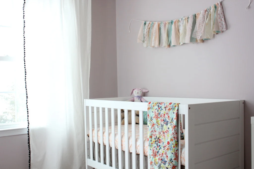 Soft and Feminine Girl's Nursery - Project Nursery