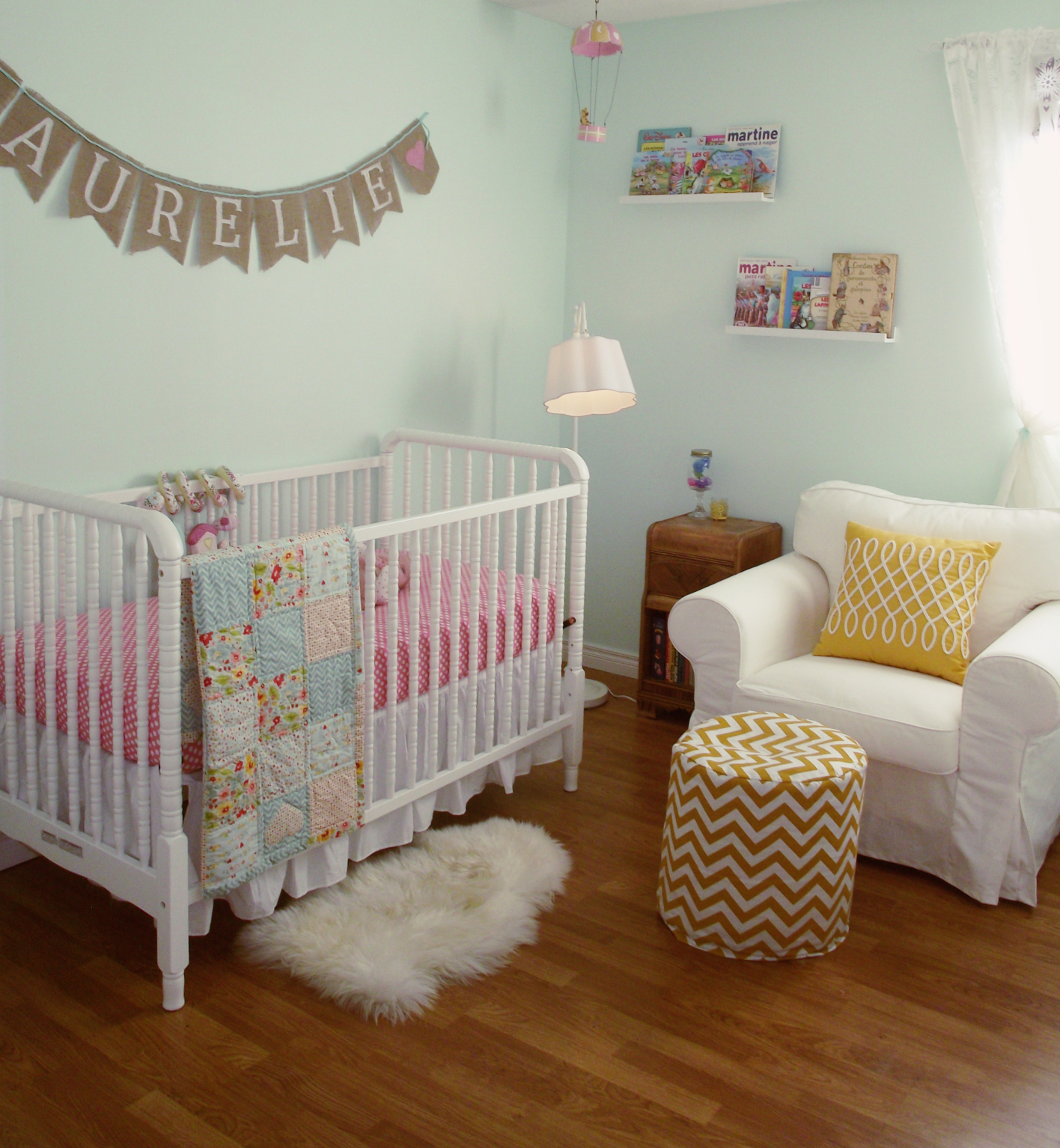 Delicate Nursery with Calming Colors