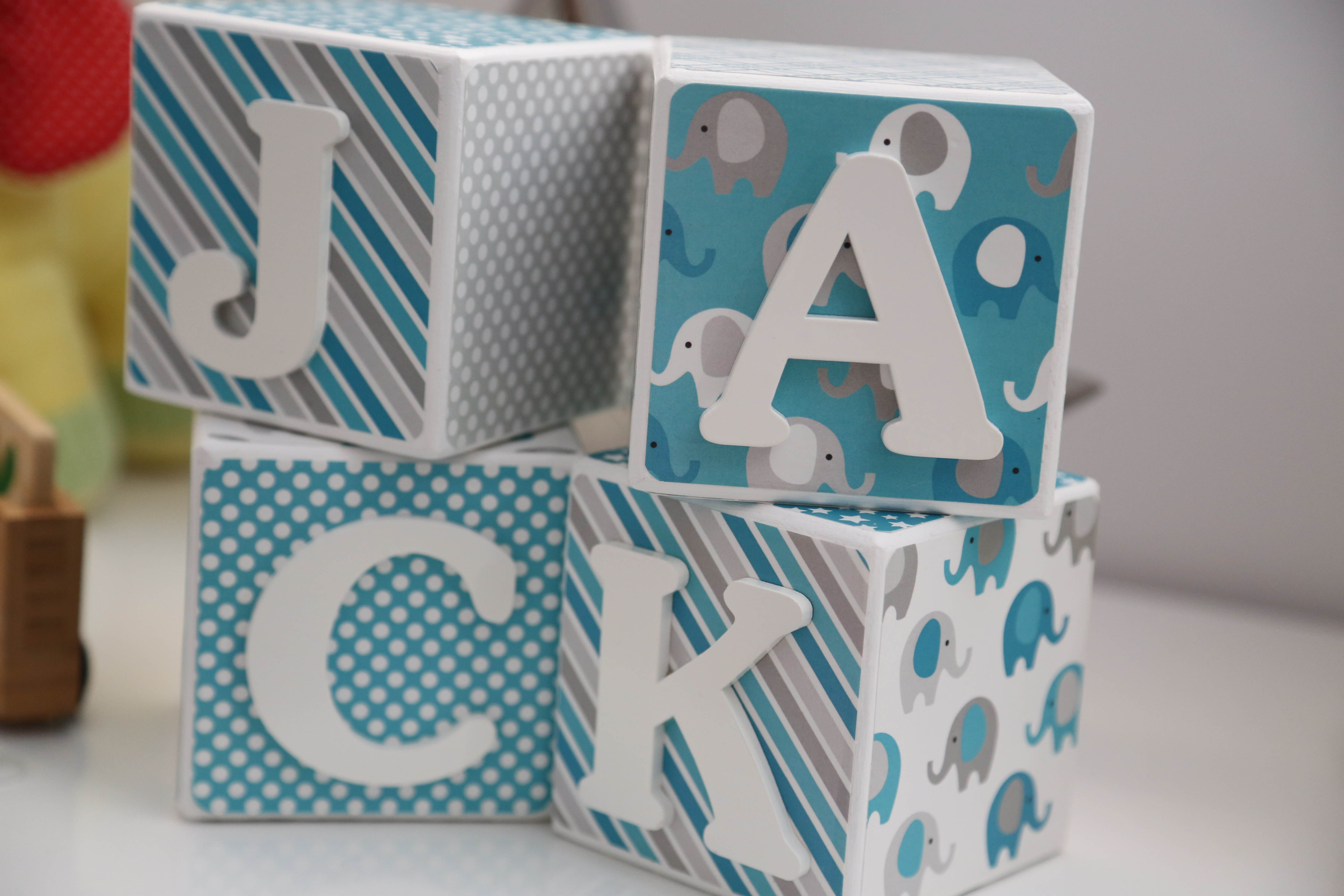 Personalized Baby Blocks