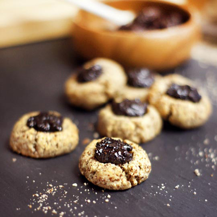 Almond Thumbprint Cookies from The Detoxinista