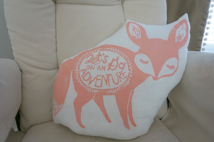 Fox Accent Pillow