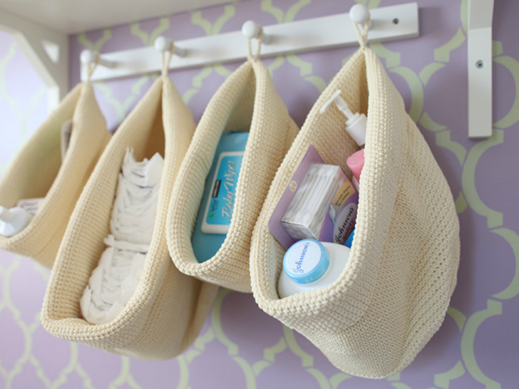 Hanging Cloth Baskets - Project Nursery