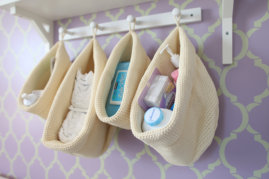 Hanging Cloth Baskets - Project Nursery