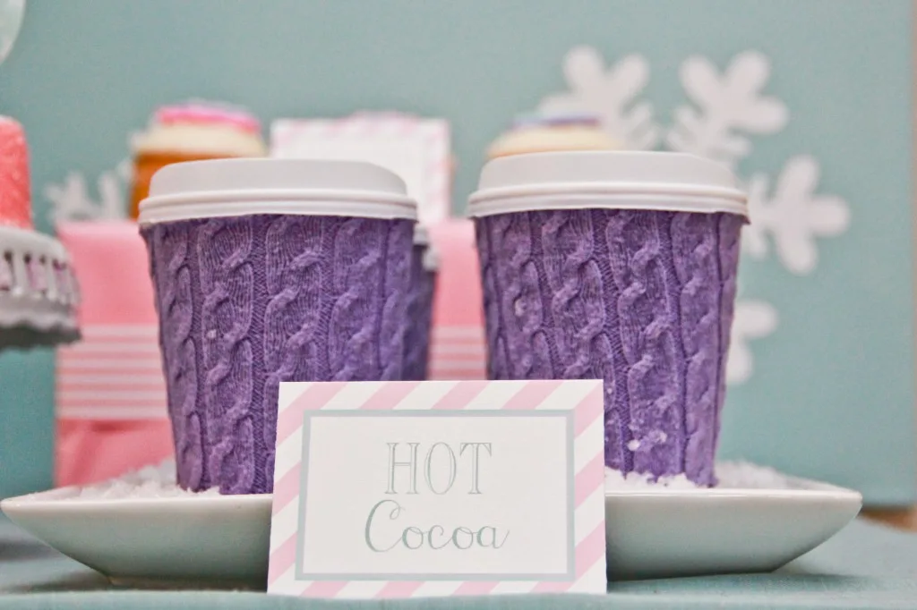 Hot Cocoa in Sweater Cozies - Project Nursery