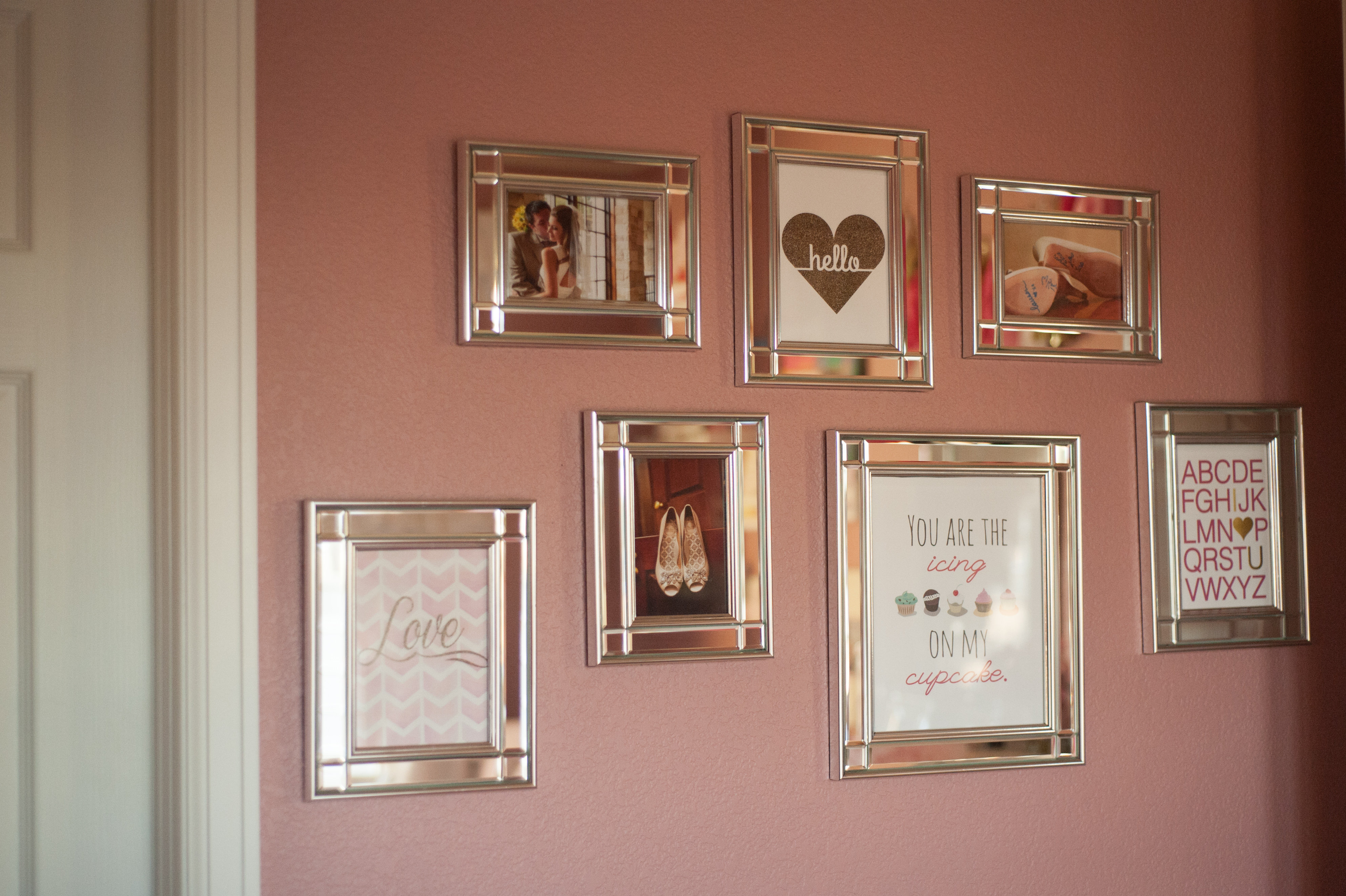 Mirror Picture Frames Gallery Wall
