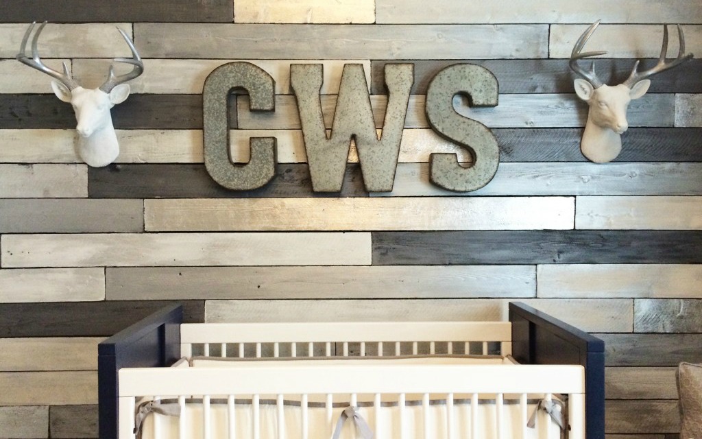 Metallic Wood Wall Nursery - Project Nursery