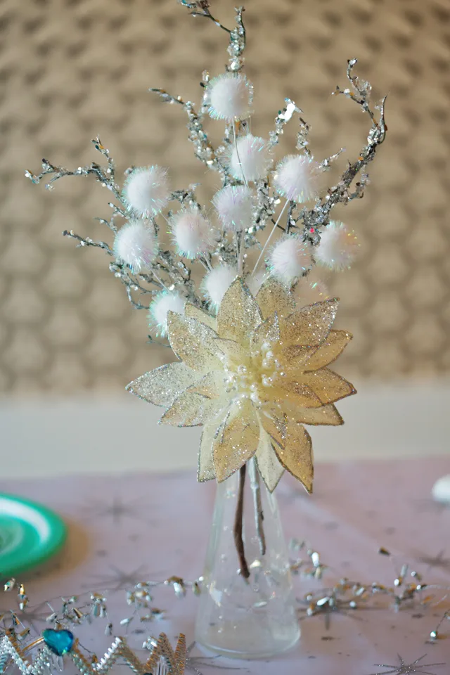 Glittery Branch Centerpiece - Project Nursery