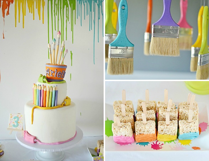 Art Themed Birthday Party - Project Nursery