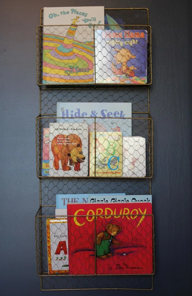 Magazine Holder Baby Book Organization - Project Nursery