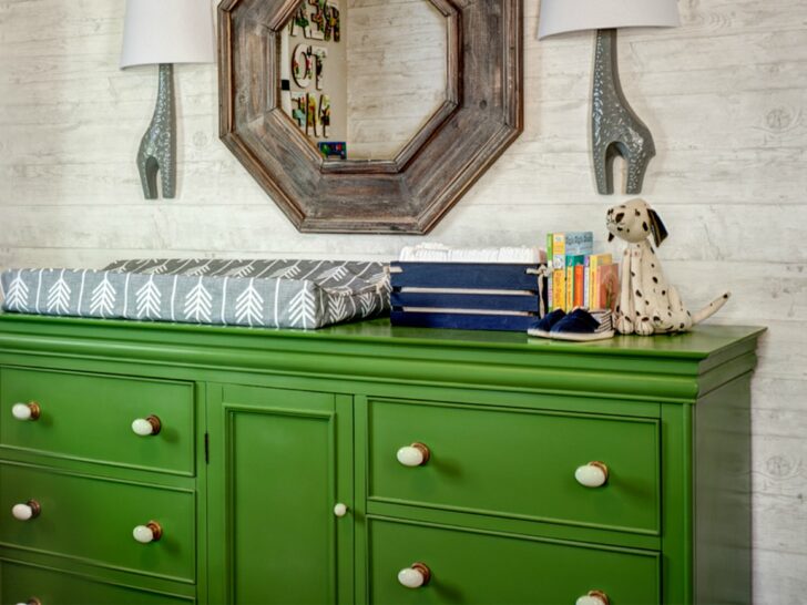 Vintage Green Dresser