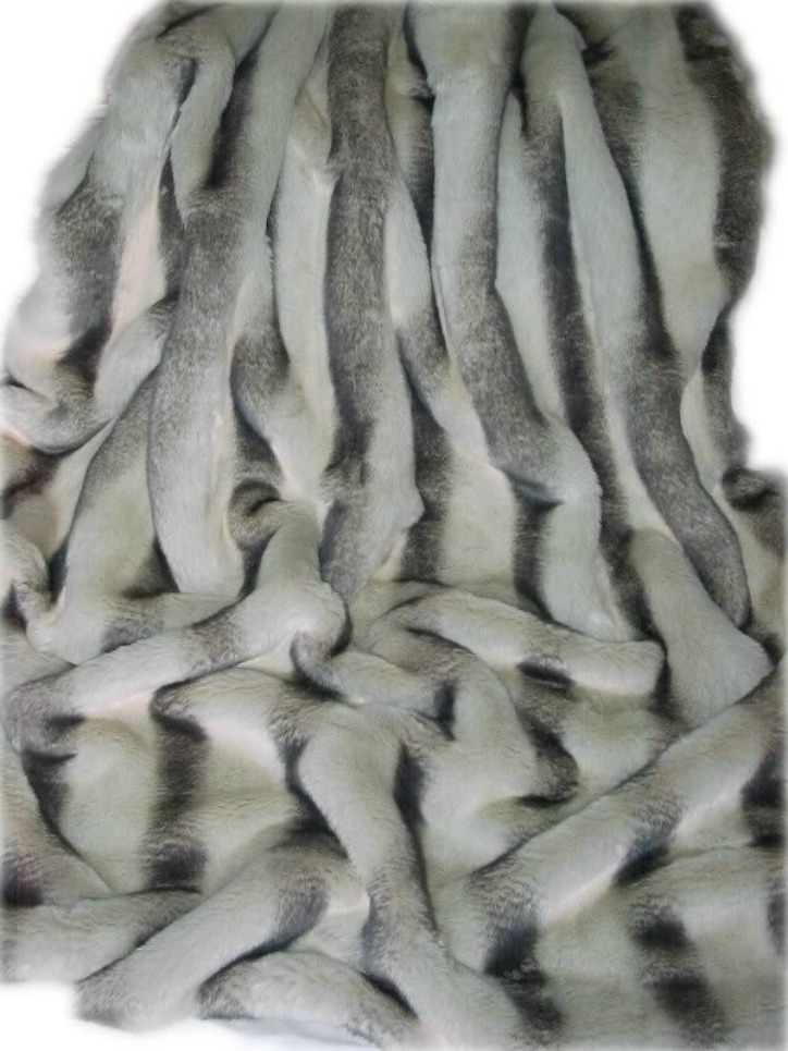 Faux Chinchilla Throw from Etsy