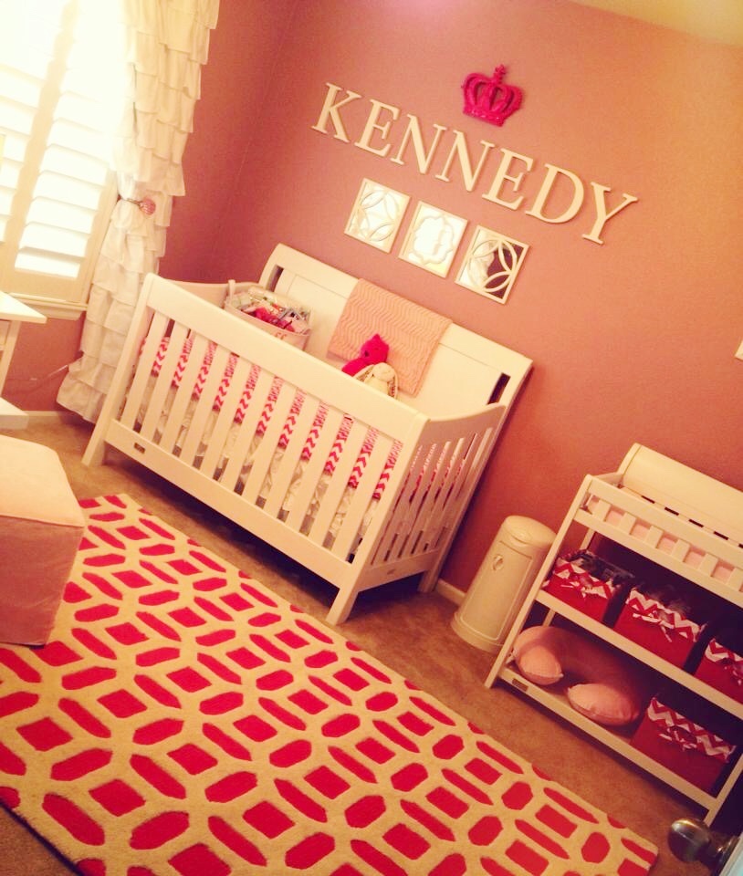 Pink and White Nursery