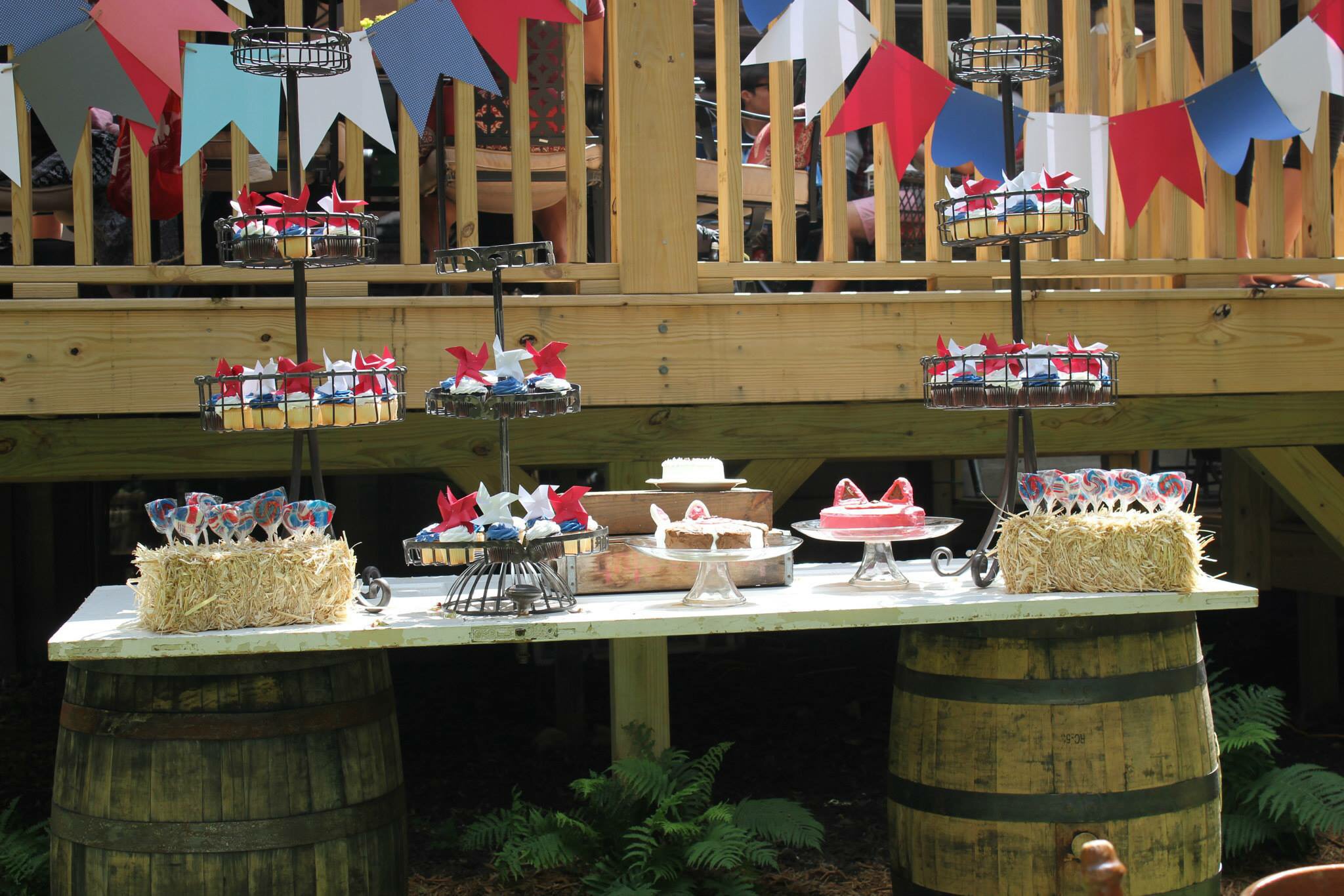 County Themed Dessert Table