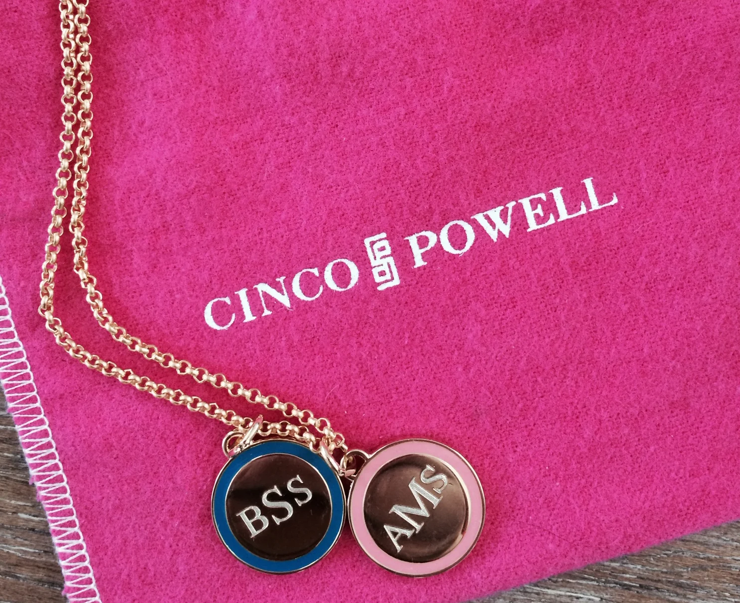 Mini Tag Necklace from Cinco Powell