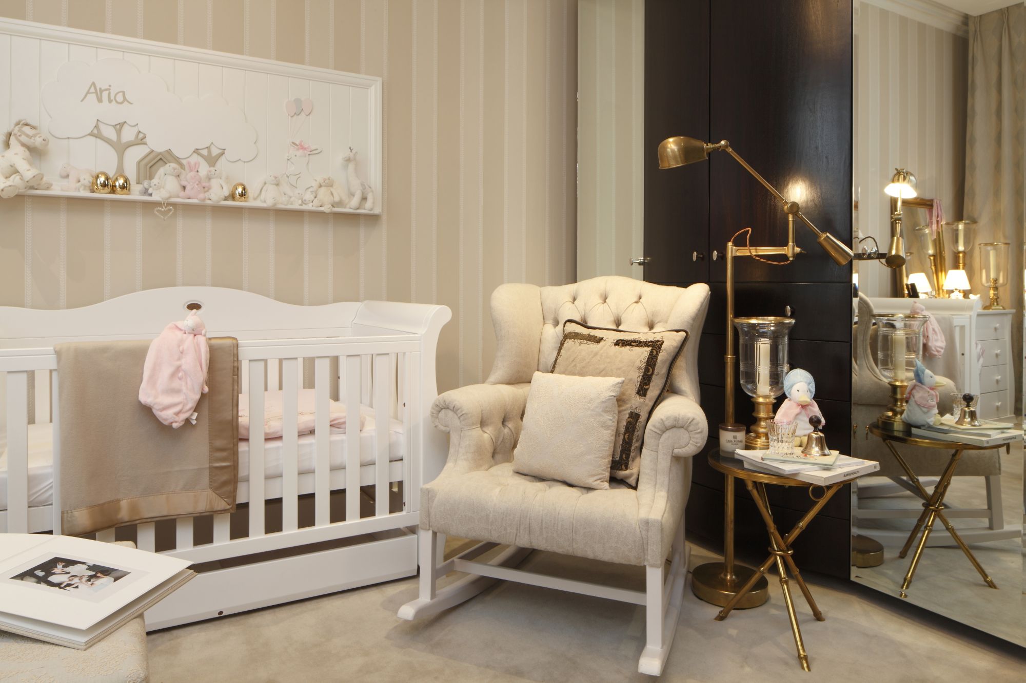 Pink and Gold Luxurious Nursery