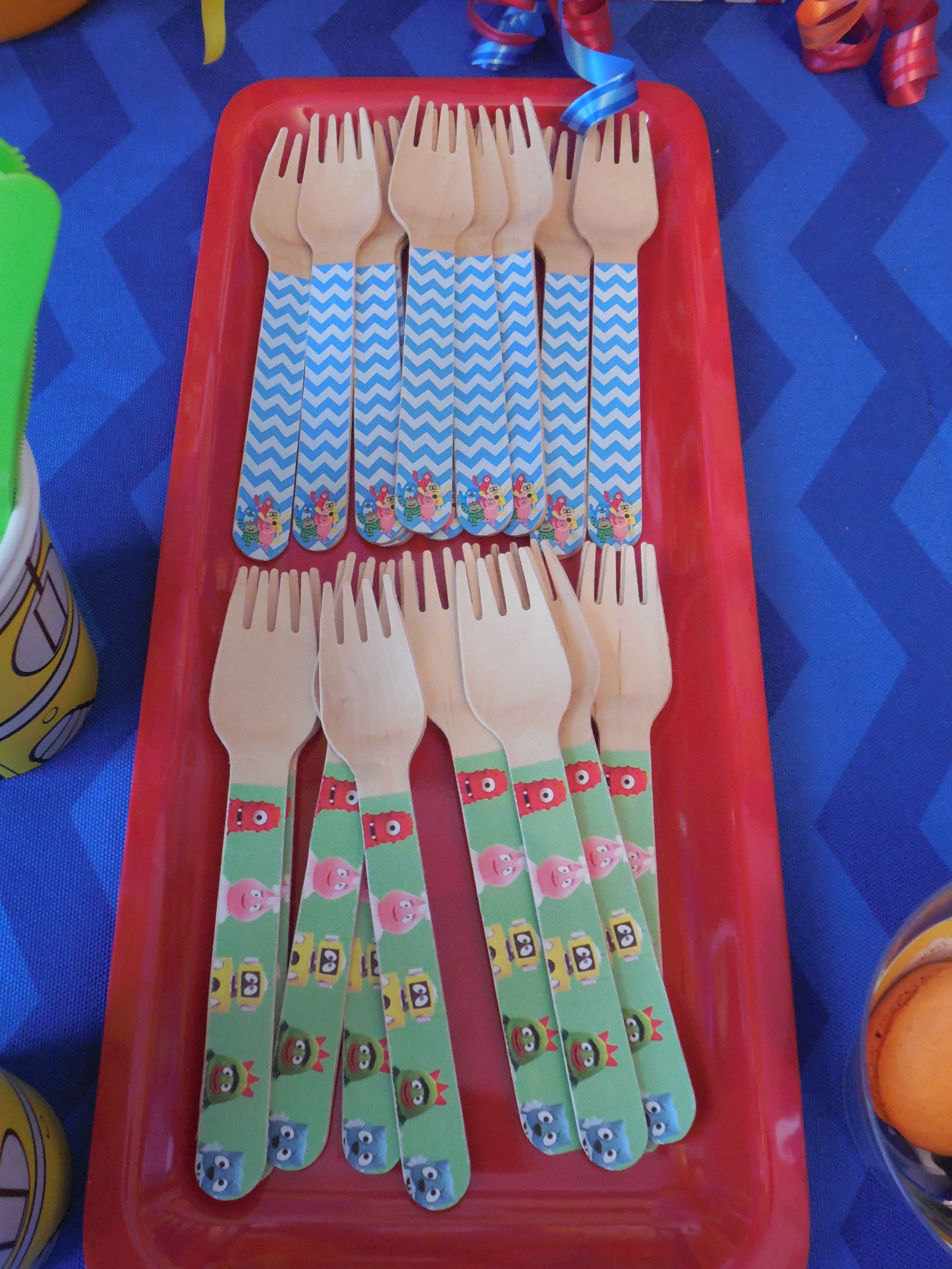 Yo Gabba Gabba Forks and Spoons