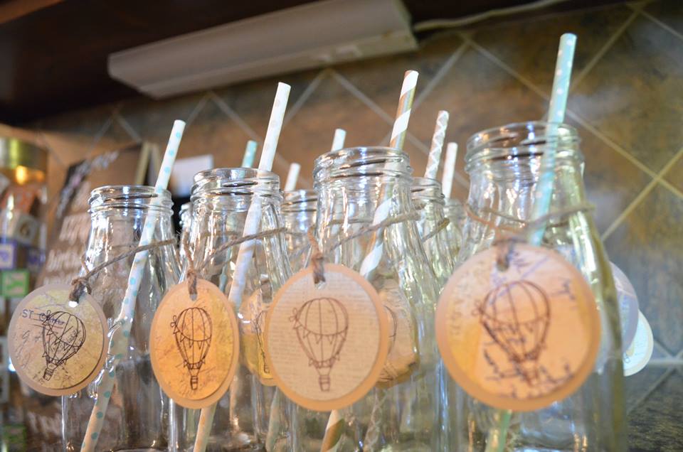 Hot Air Balloon Tags for Mason Jars