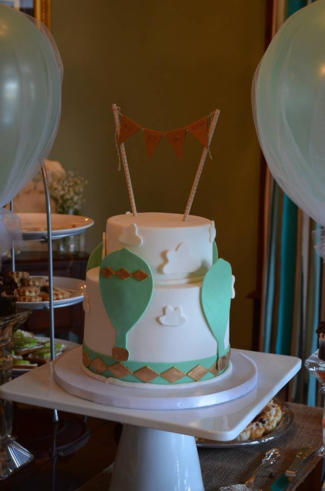 Hot Air Balloon Themed Cake