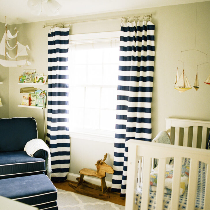 Navy and White Nautical Nursery