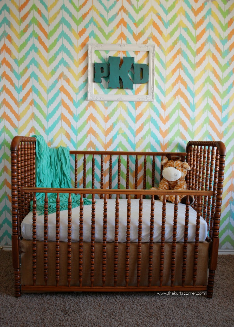 Ikat Zig Zag Gender Neutral Nursery