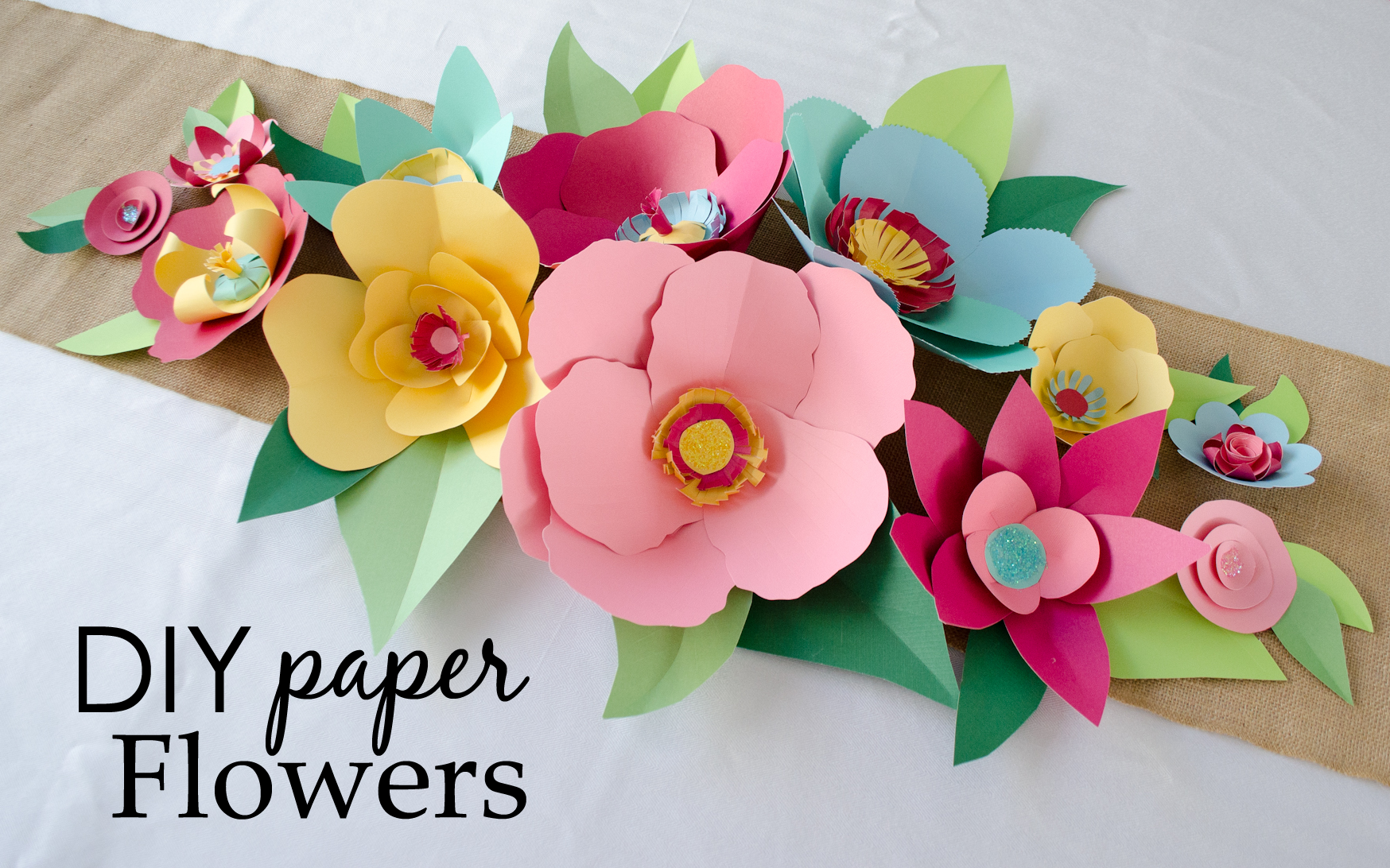 pepakura paper flowers pattern