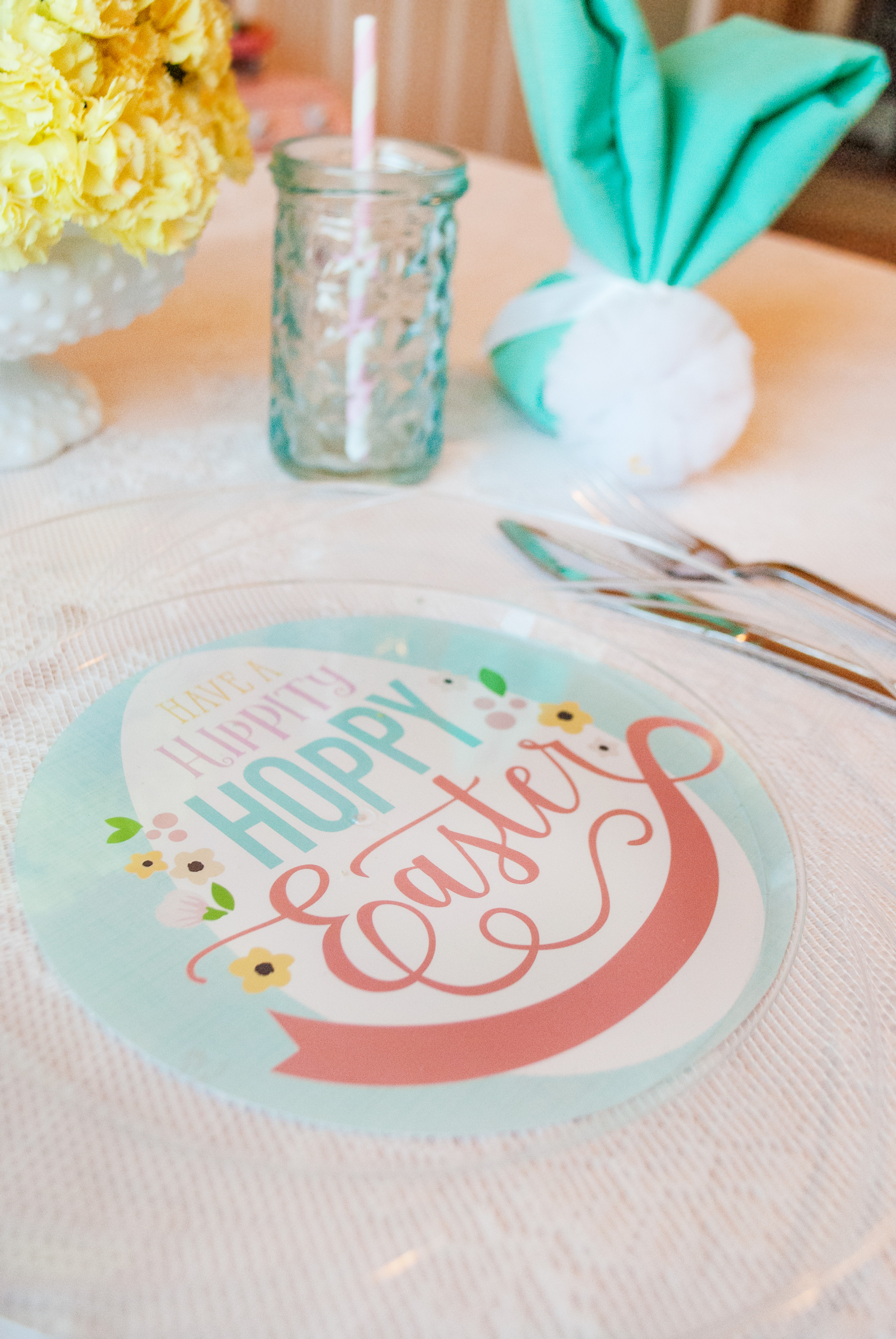 Free Printable Easter Plate Backer