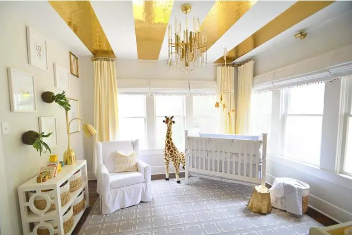 Gold and Gray Nursery