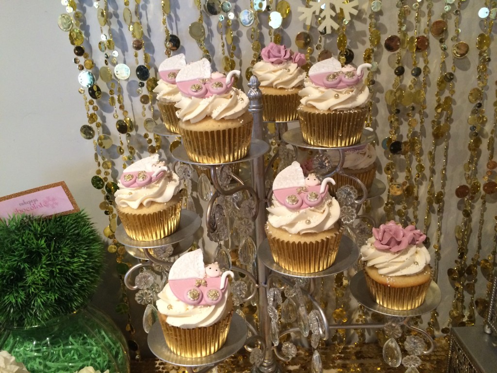 Baby Carriage Cupcakes