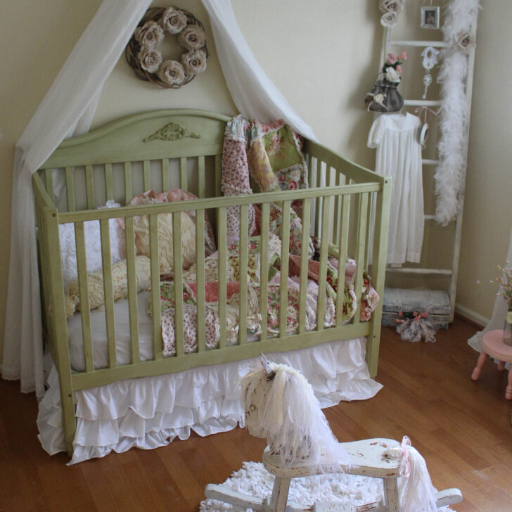 Shabby chic 2024 nursery bedding