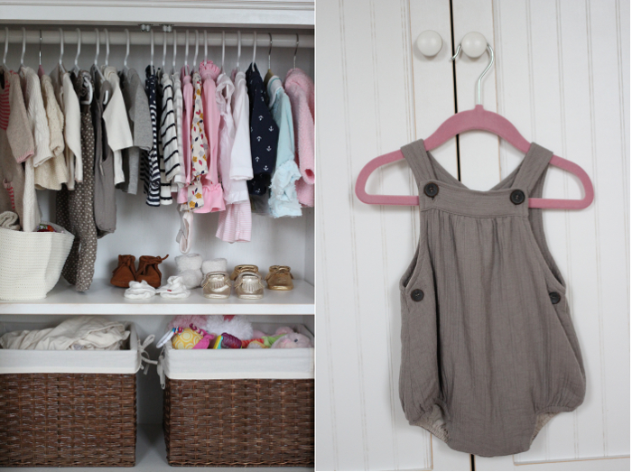 Nursery Closet Organization