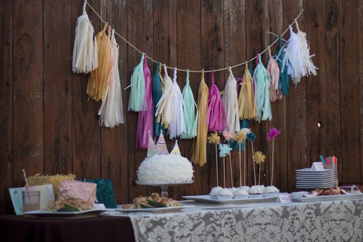 Tassel Garland from Paper Fox LA