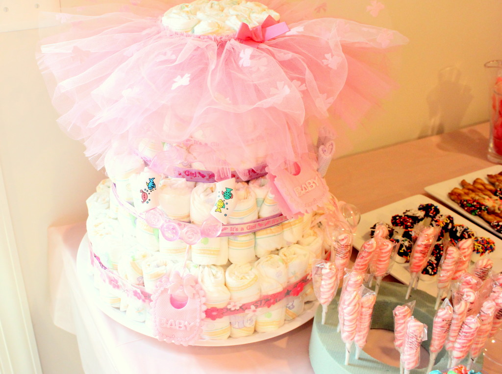 Baby Sprinkle Diaper Cake - Project Nursery