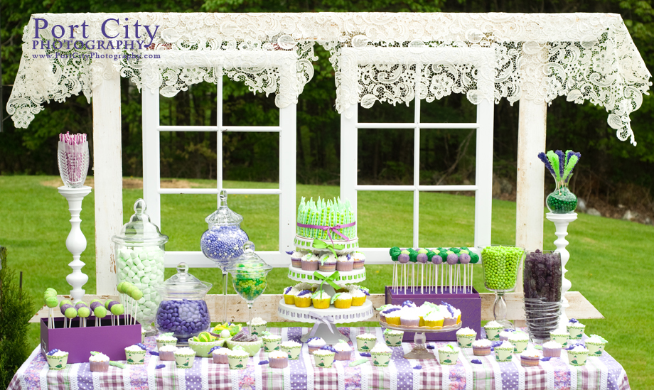 Purple and Green Sweet Pea Baby Shower - Project Nursery
